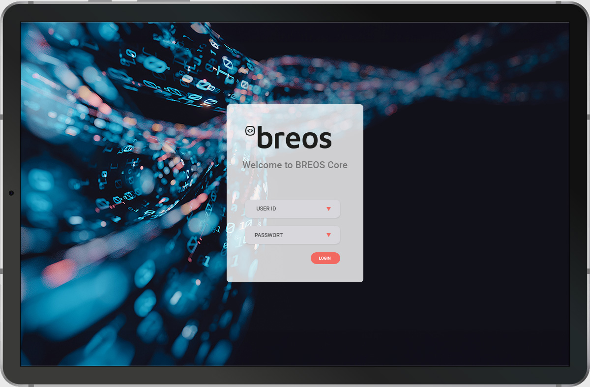 BREOS Core KI Prozessautomatisierung Dashboard